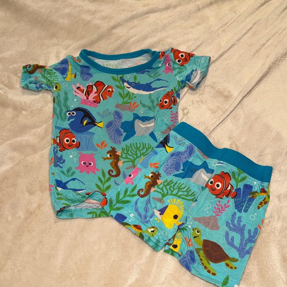 Little Sleepies Blue Ocean Adventure Kids Pajamas Disney